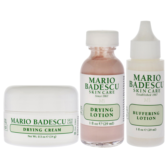 Acne Repair Kit by Mario Badescu for Unisex 3 Pc - Picture 2 of 6